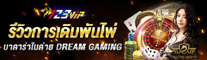 รีวิวการเดิมพันไพ่บาคาร่าค่าย Dream Gaming